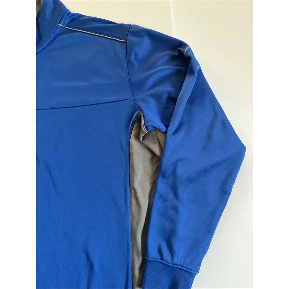 Nike Golf Tour Performance Dri-Fit Quarter 1/4 Zip Pullover Men's Large Blue EUC